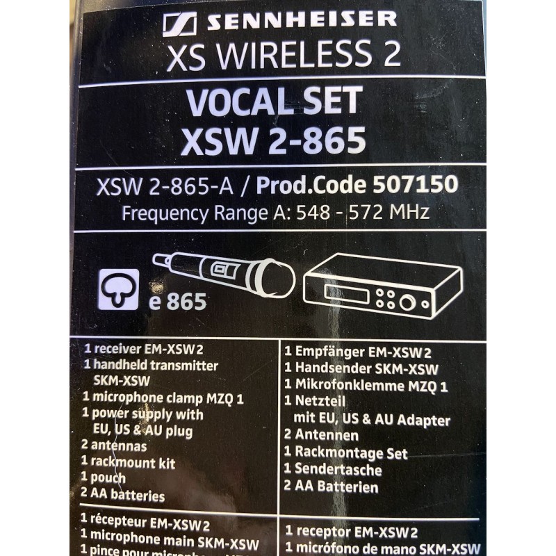 Sennheiser-XSW2 865 