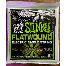 ErnieBall-2816 SLINKY FLATWOUND 5C 45-130
