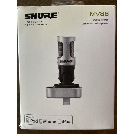 SHURE-MV88 MICRO STATIQUE STEREO IOS