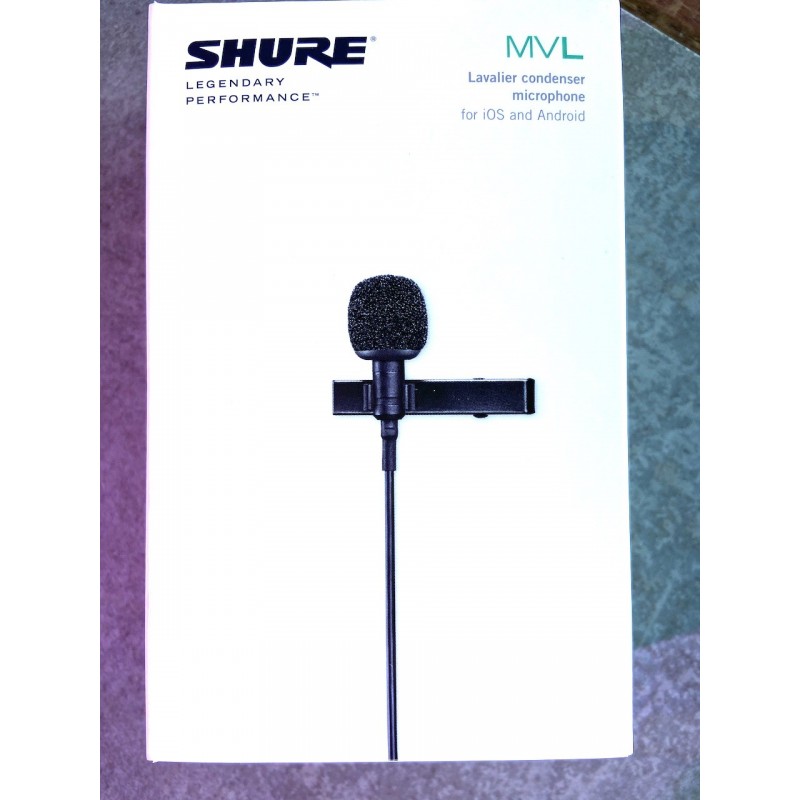SHURE MOTIV MVL MICRO cravate, omnidirectionnel, condensateur