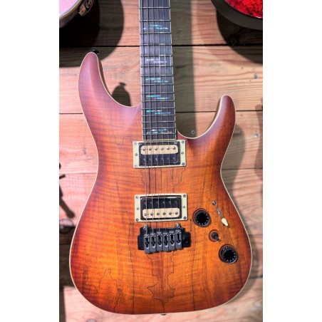 Schecter C1 Exotic Spalted Maple SNVB