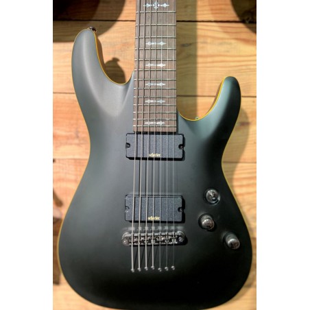 Schecter Guitars Demon 7 Aged Black Satin