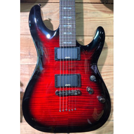 Schecter Guitars Demon 6 Crimson Red Burst