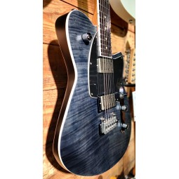 reverend reeves gabrels satin trans black flame maple