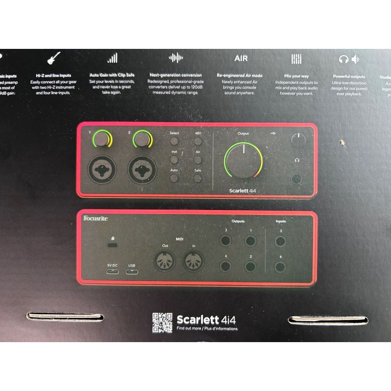 Focusrite Scarlett 4i4 4th Generation