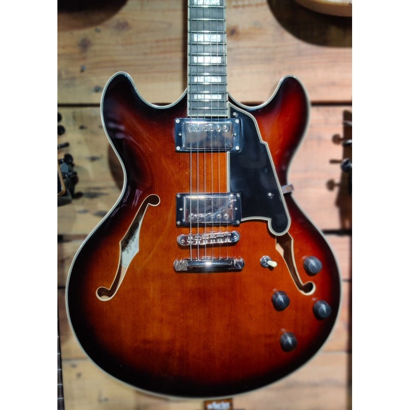 D'Angelico Premier DC Brown Burst