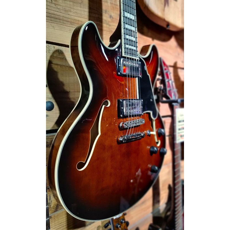 D'Angelico Premier DC Brown Burst