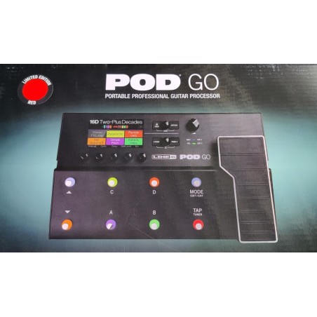 Line6 Pod Go édition limitée rouge