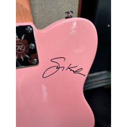 Reverend Greg Koch signature Gristelmaster Orchid Pink modèle unique dédicacée.