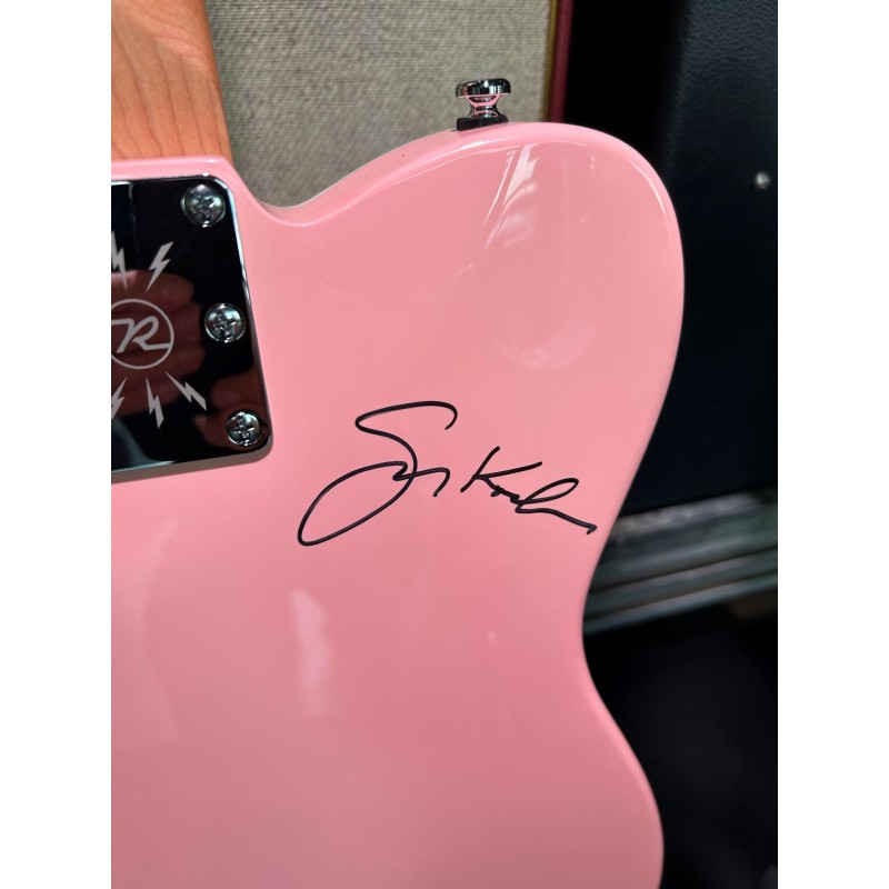 Reverend Greg Koch signature Gristelmaster Orchid Pink modèle unique dédicacée.