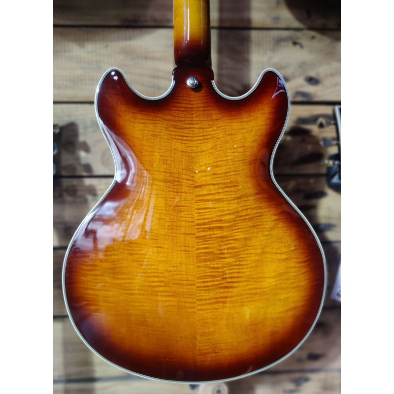 D'Angelico Premier Mini DC Dark Iced Tea Burst