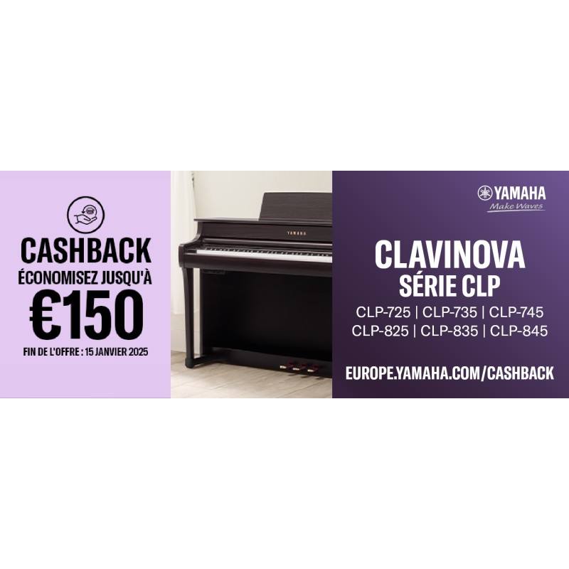 Piano numérique Yamaha Clavinova CLP-735 WH