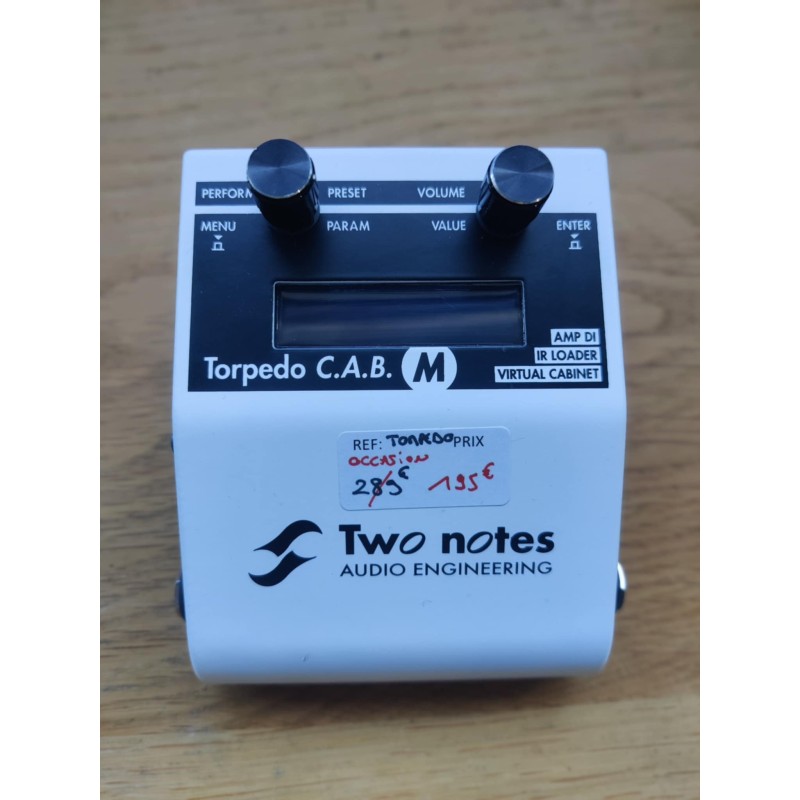 OCCASION Two Notes Torpedo CAB M