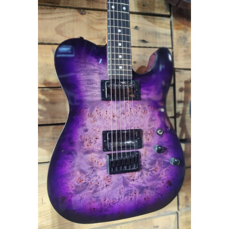 Schecter PT Standard Purple Burst Burl
