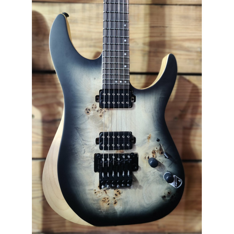 Schecter Reaper 6FR Charcoal Burst