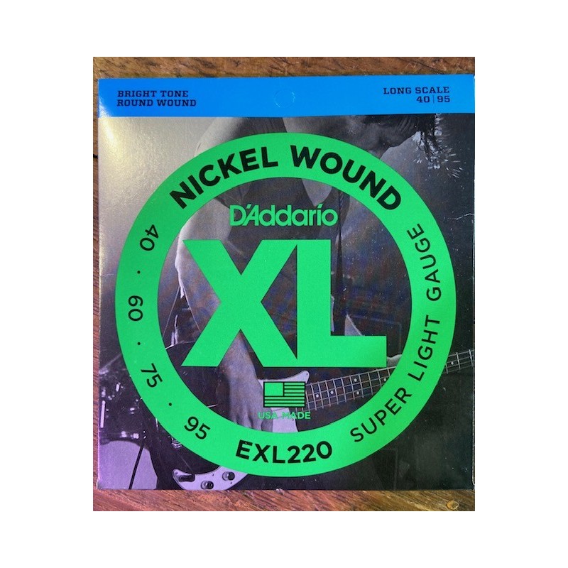 DADDARIO EXL220 BASSE SUPER SOFT 40-95