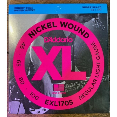 DADDARIO-EXL170S SHORT SCALE