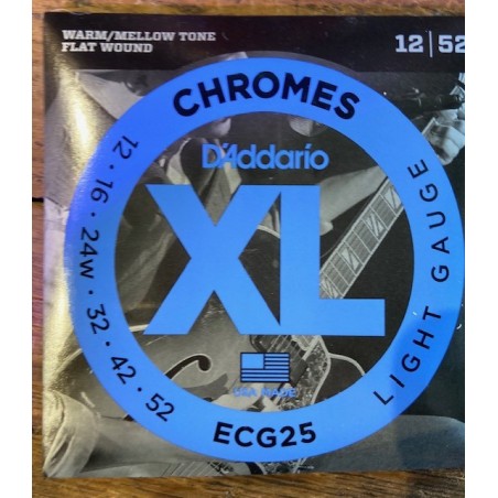 DADDARIO-ECG25 CHROMES LIGHT