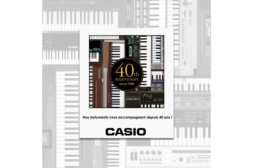 Haloa Music fête le 40ème anniversaire CASIO